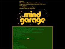 Tablet Screenshot of mindgarage.com